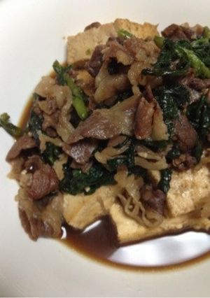 春菊入り肉豆腐-レシピのメイン写真