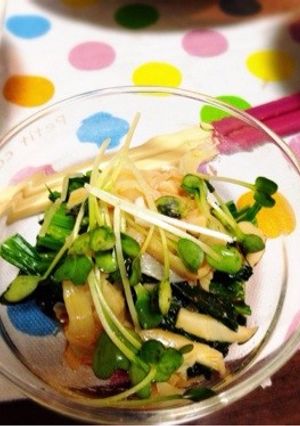 スピードつまみ!ほうれん草の変わりお浸し-レシピのメイン写真