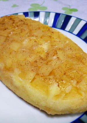 グラタン皿で簡単♪米粉のりんごケーキ-レシピのメイン写真