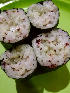 ゆかりとしらすde細巻き寿司-レシピのメイン写真