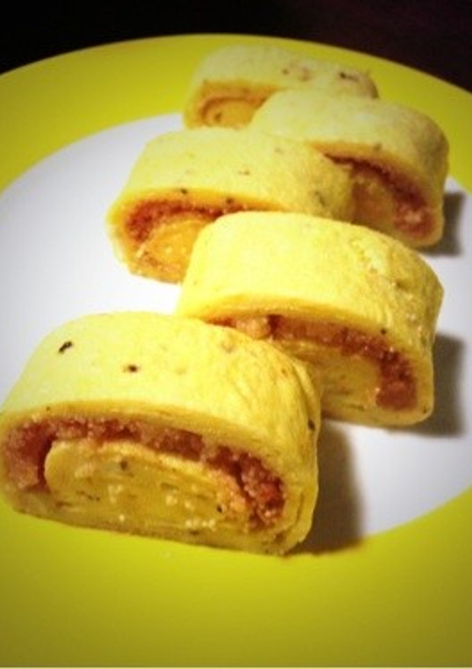 明太子の洋風卵焼き-レシピのメイン写真
