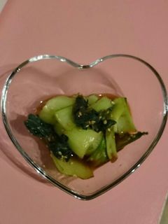 青梗菜の生姜おひたし-レシピのメイン写真