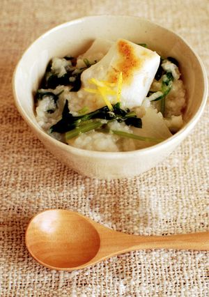 冬の香りを味わう♡お餅入りお手軽七草粥-レシピのメイン写真