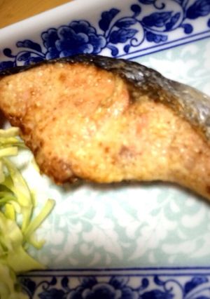 超簡単にんにくマヨシャケ#-レシピのメイン写真