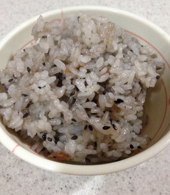 ほんのり梅味♡黒いごはん-レシピのメイン写真