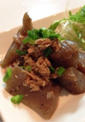 簡単☆こんにゃくとツナの炒め煮-レシピのメイン写真