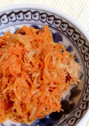 レンジでチン！にんじんしりしり明太子入り-レシピのメイン写真
