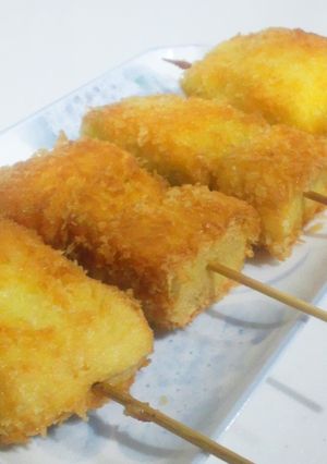【主菜】冷凍豆腐ｄｅヘルシー串カツ☆-レシピのメイン写真