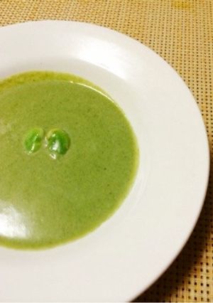【20分】空豆とほうれん草のポタージュ-レシピのメイン写真