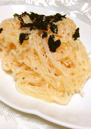 低カロで満腹感♬白滝と明太子の炒め物-レシピのメイン写真