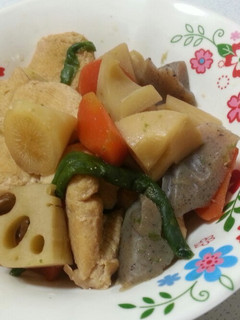水煮で簡単 筑前煮-レシピのメイン写真