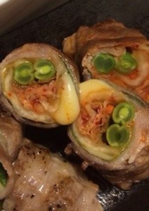 合う合う！豚キムチーズ巻き★-レシピのメイン写真