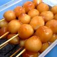 + 豆腐のみたらし団子 +