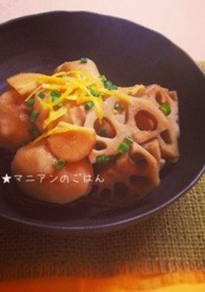 れんこんと里芋の煮ころがし-レシピのメイン写真