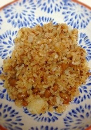 中華風☆納豆チャーハン-レシピのメイン写真