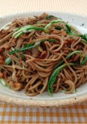 納豆焼き蕎麦-レシピのメイン写真