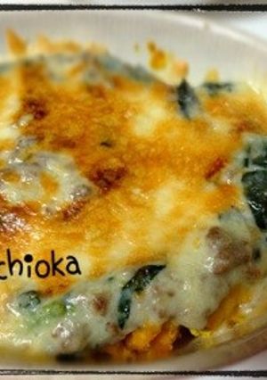 ほうれん草とかぼちゃのグラタン-レシピのメイン写真