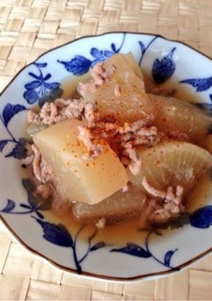 圧力鍋で☆大根のそぼろ煮-レシピのメイン写真