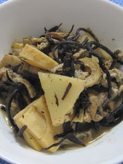 たけのこ入り♪ひじきの煮物-レシピのメイン写真