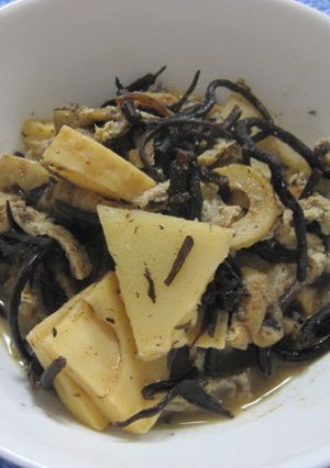 たけのこ入り♪ひじきの煮物-レシピのメイン写真