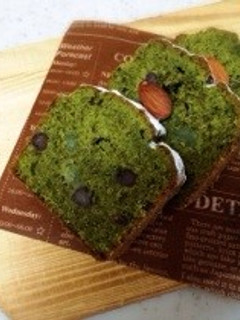米粉で作る抹茶と甘納豆のケーキ-レシピのメイン写真