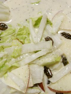 簡単♪おいしい♪白菜とりんごのサラダ-レシピのメイン写真