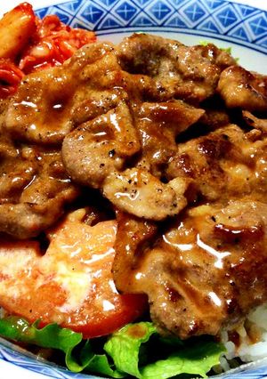 簡単絶品！ポーク・ロコモコ！豚丼！-レシピのメイン写真