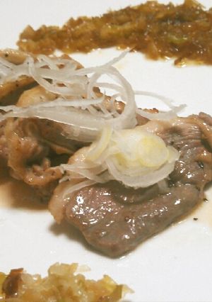 【簡単焼くだけ】鴨肉と二種の葱ソース添え-レシピのメイン写真