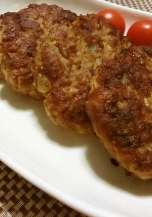 ☆沖縄の車麩入りふーハンバーグ☆-レシピのメイン写真