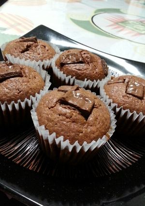ＨMでバレンタインしっとりチョコマフィン-レシピのメイン写真