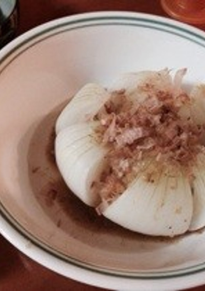 簡単にもう一品♡新玉ねぎのレンジ蒸し-レシピのメイン写真
