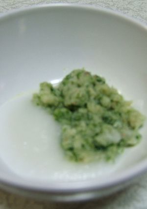 鯛とチンゲン菜のスープ煮（離乳食初期）-レシピのメイン写真