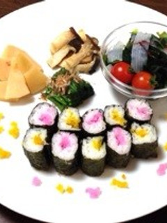 お花畑な細巻き-レシピのメイン写真