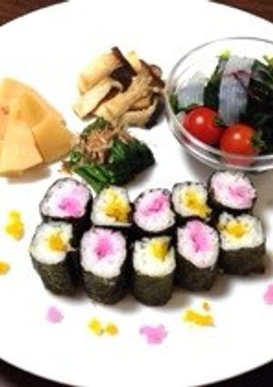 お花畑な細巻き-レシピのメイン写真