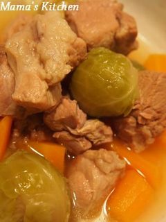にんじんと芽キャベツのポトフ-レシピのメイン写真