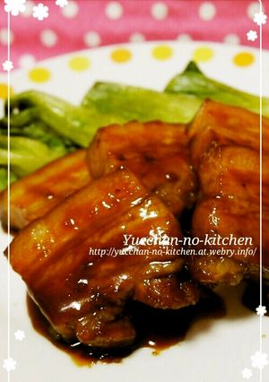 圧力鍋なくてもやわらか～い❤簡単豚の角煮-レシピのメイン写真