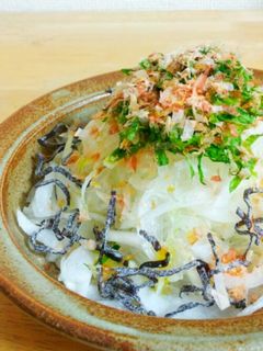 新玉ねぎの和風サラダ-レシピのメイン写真