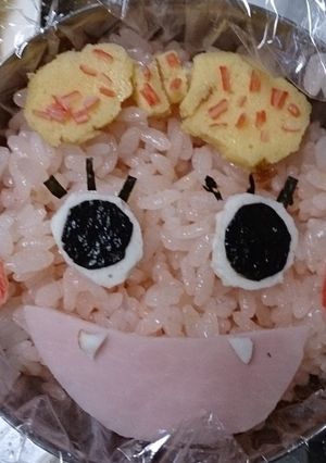 キャラ弁☆ガンコちゃん-レシピのメイン写真