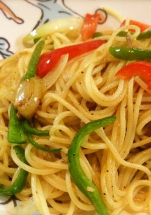 ペペロンチーノ＋ビタミン・パスタ-レシピのメイン写真