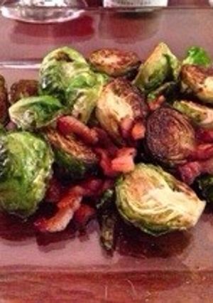 おつまみに最高☆芽キャベツのカリカリ焼き-レシピのメイン写真