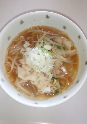 野菜でカサまし☆ワンタンスープ-レシピのメイン写真