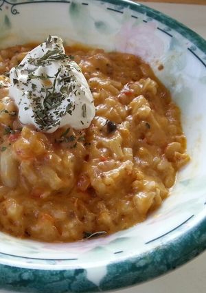 ミートソース リメイクリゾット-レシピのメイン写真