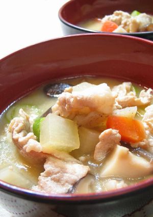 具沢山な豚汁-レシピのメイン写真