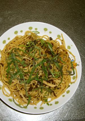 和風しそパスタ（エリンギ入り）-レシピのメイン写真