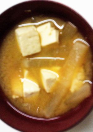 大根と豆腐の味噌汁-レシピのメイン写真