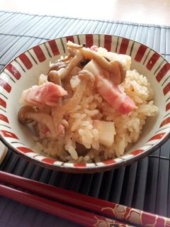 ☆しょうがベーコン 炊き込みご飯☆-レシピのメイン写真
