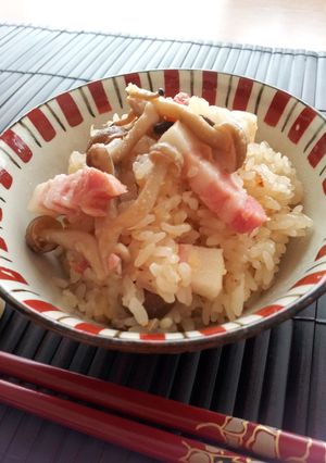 ☆しょうがベーコン 炊き込みご飯☆-レシピのメイン写真