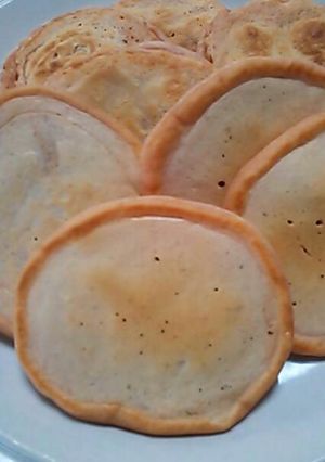 離乳食☆トマトジュースでパンケーキ☆簡単-レシピのメイン写真
