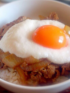 トロ玉牛丼-レシピのメイン写真