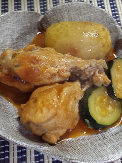 鶏とじゃがいもの甘辛煮(’-’*)♪-レシピのメイン写真